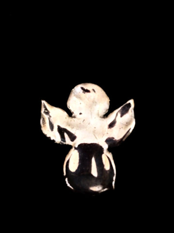 Design Hand carved Angel pin or place on slide.