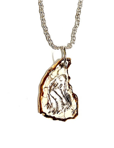 Necklace hand carved 22 kt golds